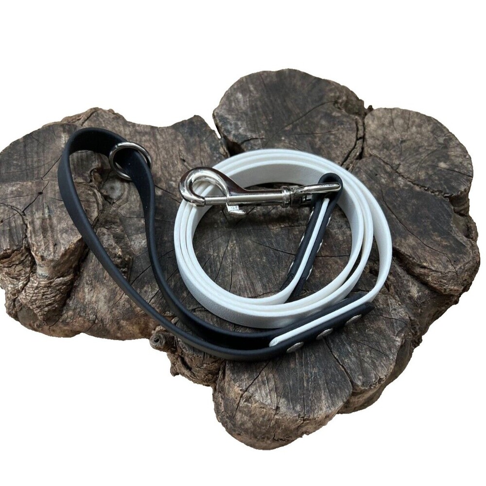 3.5’ Biothane Deluxe Dog Leash - 5/8" width - waterproof, stink proof USA Made